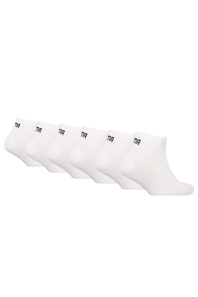 Puma Kinder Sneakersocken 6er Pack - Invisible, ECOM, einfarbig, Logo