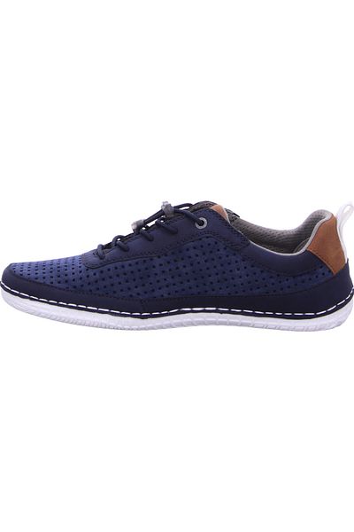 BUGATTI Schnürschuh blau