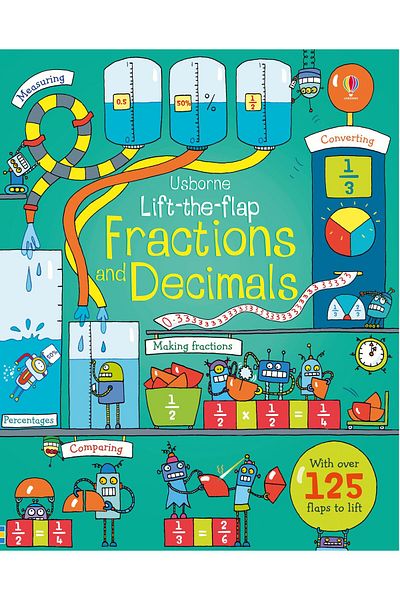 Usborne Lift-the-flap Fractions and Decimals