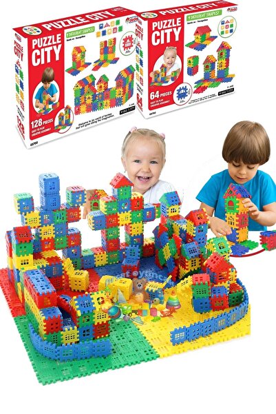 Shem Puzzle City 3d Yapı Ve Tasarım Blokları 192 Parça