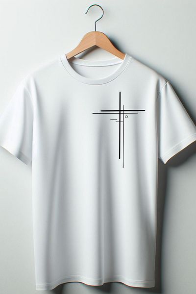 Vordevia Γυμναστήριο με στάμπα Oversize Φαρδιά Εφαρμογή Unisex Crew Neck Λευκό Tshirt