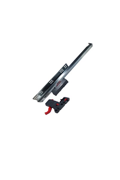 SAMET Bas Aç 35.40.45.50 Cm Kısmi Açılır Frenli Çekmece Rayı 45 Cm