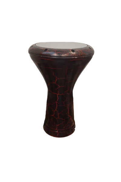 MASTERWORK OTANTİK POWER OF RHYTHM FROM PAST TO FUTURE MASTERWORK Siyah Kırmızı Çatlak Model Handdrum