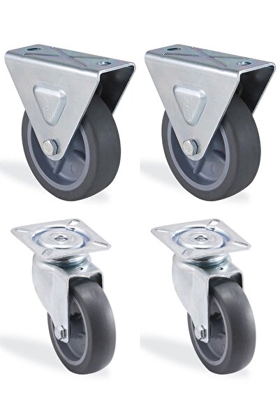 Kama TAKIM 2 SABİT 2 OYNAK TEKER ÇAP:10 CM