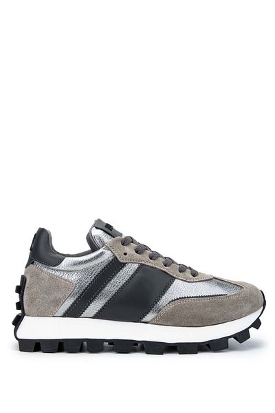 FABI Genuine Leather Gray Men's Sneakers - Sports Shoes