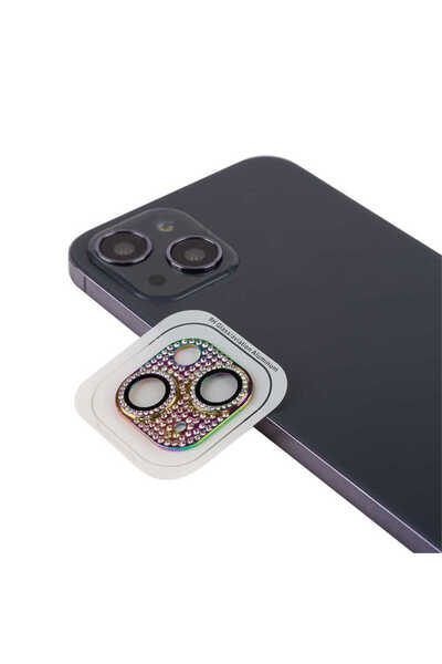 cepteaksesuar Zore CL-08 Camera for iPhone 13 Mini - CPT Protector, Colorful