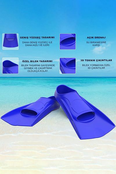 TRENDZONE Children's Swimming Flippers with Pink Carry Bag - Pool and Sea Swimmer Foot Flippers