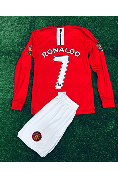 Bytrendyman أكمام طويلة للأطفال رونالدو بأكمام قصيرة من مانشستر يونايتد 2008 ...