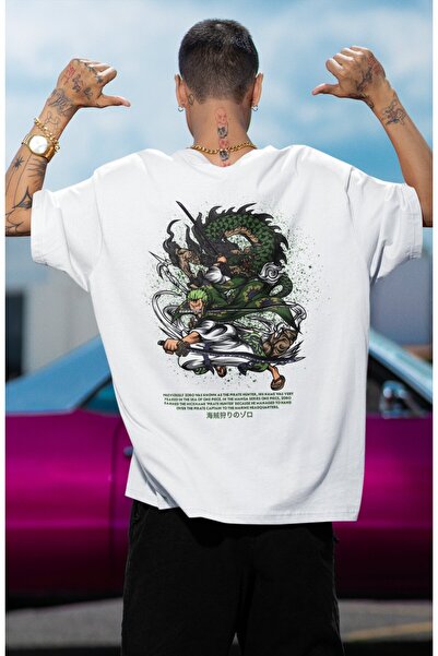 Fuddy Moda One Piece Zoro Ex2 Back Printed Unisex T-Shirt