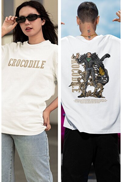 Fuddy Moda Однотонна футболка з крокодилом One Piece