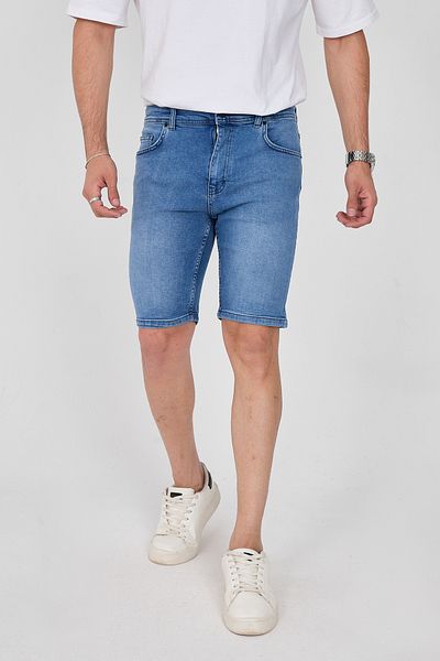 ENZİM JEANS Pánské džínové šortky Slim Fit