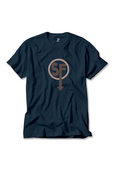 Z zepplin Μπλουζάκι Sanitys Fall Logo Navy Blue