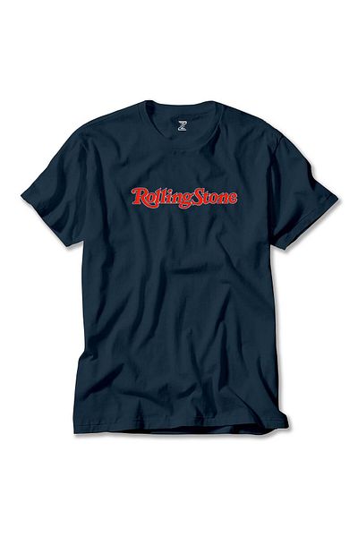 Z zepplin Μπλουζάκι The Rolling Stones Text Navy Blue