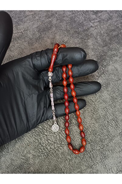 Mos Tespih Mărgele de rugăciune din chihlimbar tăiate cu moară