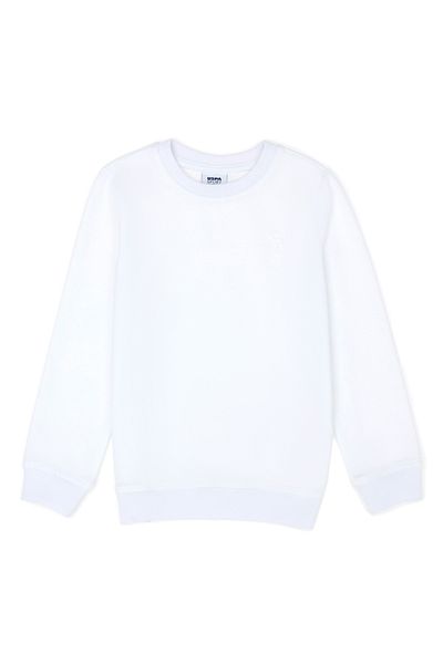 U.S. Polo Assn. Us Polo Assn. Boy's White Sweatshirt - Jellykidssk023