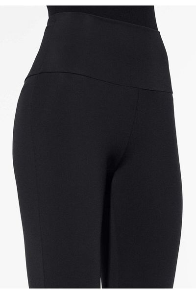 ÖZGESTORE Jambiere cu picior spaniol cu ​​talie ridicată cu detaliu negru