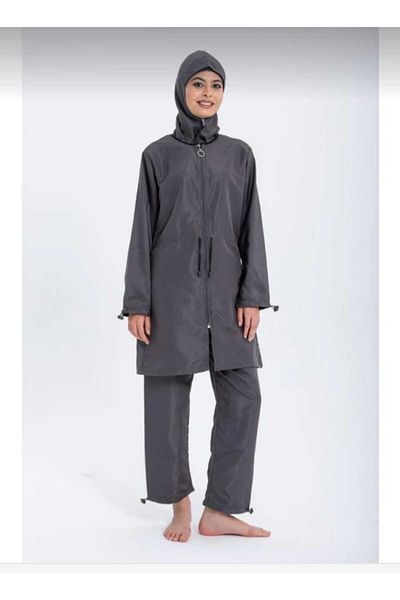 GC GÖKHAN CLUB Full Covered 4 Piece Hijab Swimsuit