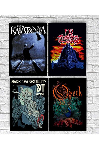 icase Katatonia Opeth Dark Tranquillity In Flames Set drvenih slika