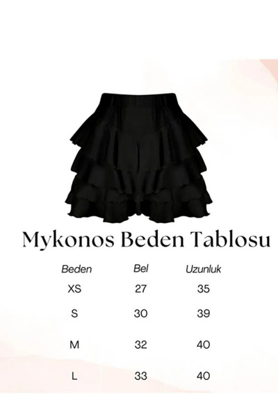 HELLODEAR Mykonos Black Skirt - Stylish and Comfortable