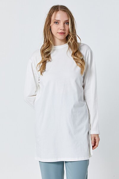 Soul Органічна бавовна, велосипедний комір, довгі рукави, ЕКРУ, СВІТЕР 30726