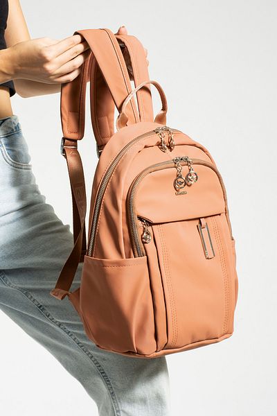 Getcho Button Women's Satin Adjustable Strap Backpack