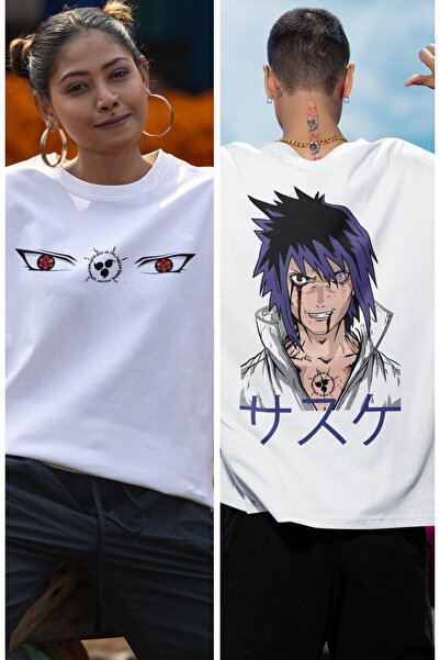 Fuddy Moda Учіха Саске Oversize T-shirt - унісекс футболка з принтом аніме