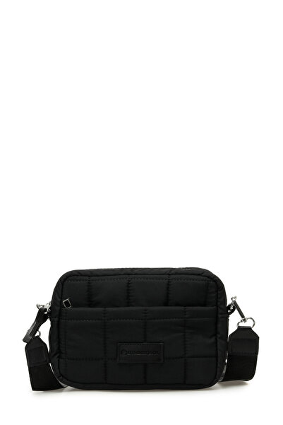 lumberjack PRST KARE KPTN CPRZ 4FX Siyah Kadın Çapraz Çanta