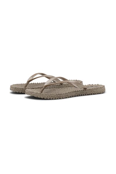 Ilse Jacobsen Atmosphere Cheerful02 - Beige Flat Flip Flops