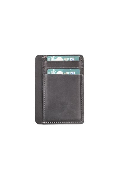 Lev Leather Θήκη πιστωτικής κάρτας ποιότητας γνήσιου δέρματος - Μεγάλη διάρκεια