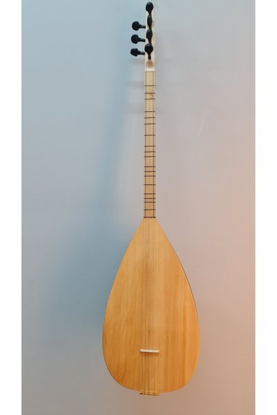 Güneş müzik El yapımı kısa sap yaprak maun bağlama tekne 40