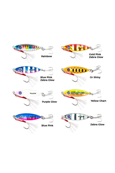 Fujin UFO Micro Jig 6gr RENK :MT20 Gold Pink Zebra Glow
