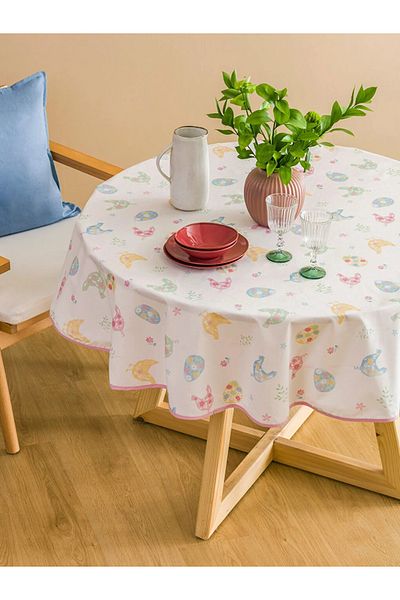 LC Waikiki 150x150 Cm Printed Tablecloth