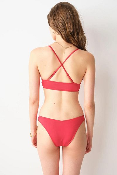 Pierre Cardin Jess V Cut Bikini Μονό Κόκκινο 239200
