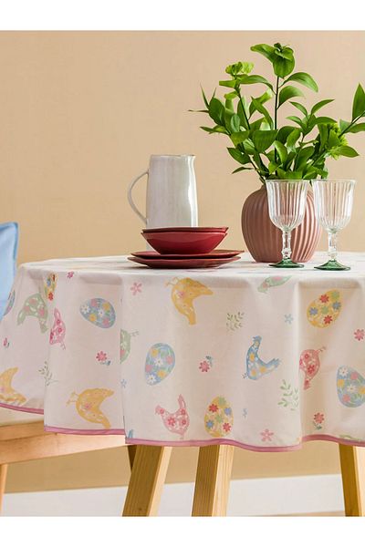 LC Waikiki 150x150 Cm Printed Tablecloth