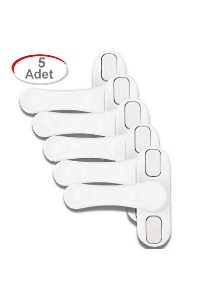 Neler Geldi Neler 5 Adet METAL Beyaz Pencere Emniyet Kilidi Çocuk Hırsız Kili...