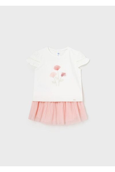 MAYORAL 1932 Model Baby Girl 2 Piece Tulle Skirt Set
