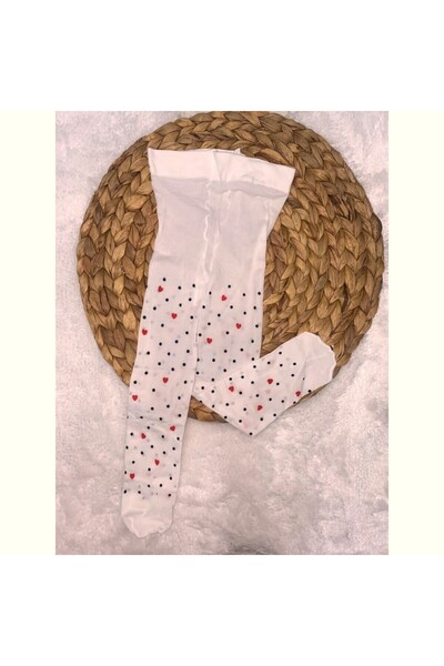 Baby Micro 40 Polka Dot Mousse Pantyhose