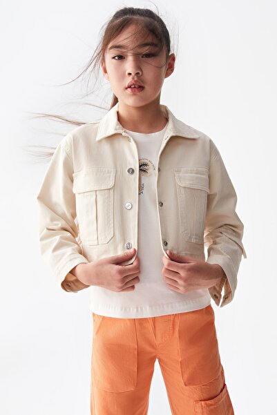 nk kids NK KIDS 36706 Girl's Mink Nature Jacket