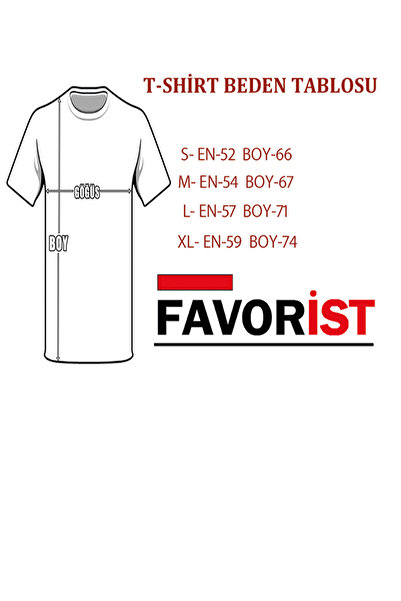FAVORİST Wide Fit Unisex T-Shirt Series - Plus Size (Oversize-Curve)