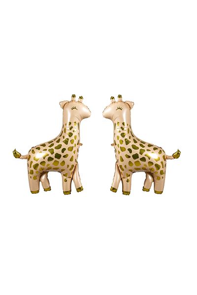 parti sürprizi Giraffe 2-piece Foil Balloons Set
