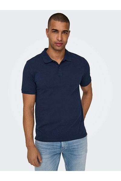 Only & Sons Мъжка тениска с поло яка - 22029044