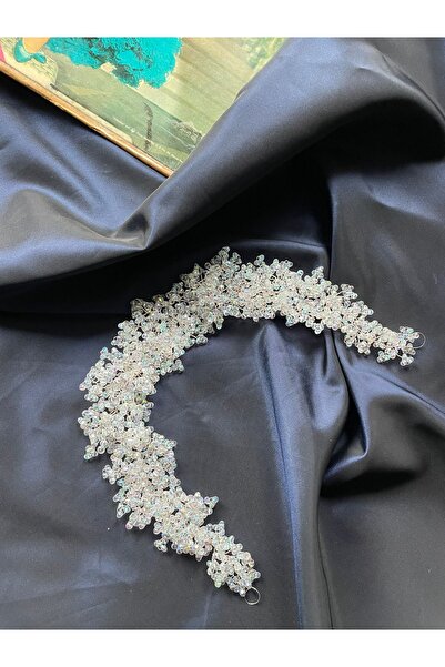 Mery Kristal gelin saç aksesuarı