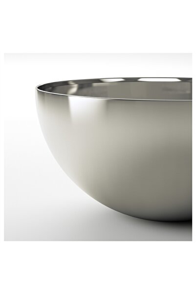 IKEA Blanda Blank Metal Servis Kabı 20 cm