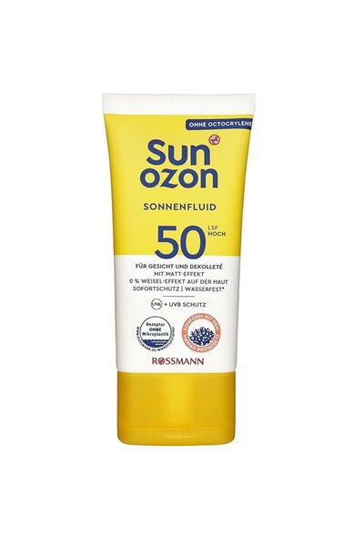 HALI TUT SunOzon GÜNEŞ KORUYUCU Yüz Kremi SPF50 50ML HASSAS VE KURU CİLTLER İÇİN