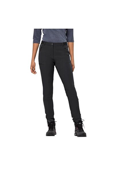 Jack Wolfskin GEIGELSTEIN SLIM PANTS W بنطلون نسائي أسود-6000-