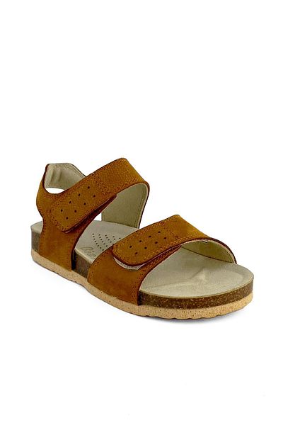 Cici Bebe Ayakkabı Genuine Leather Tan Nubuck Sandals for Boys