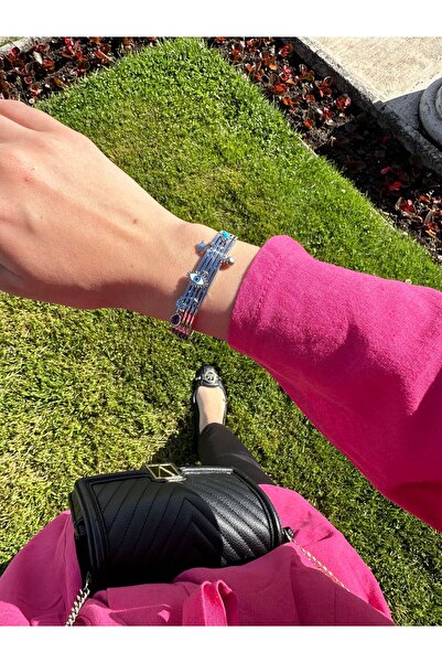 MeriTakı Kadın takı çelik aparatlı gümüş kelepçe