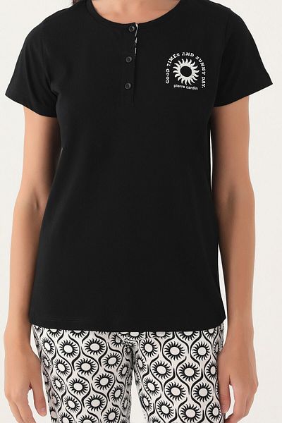 Pierre Cardin 8785 Дамски комплект пижама с къс ръкав Good