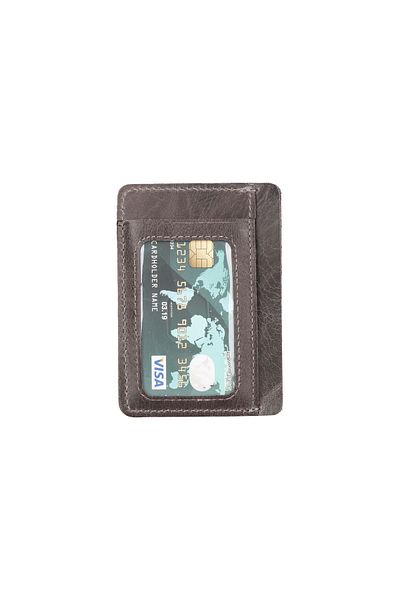 Lev Leather Θήκη πιστωτικής κάρτας ποιότητας γνήσιου δέρματος - Μεγάλη διάρκεια