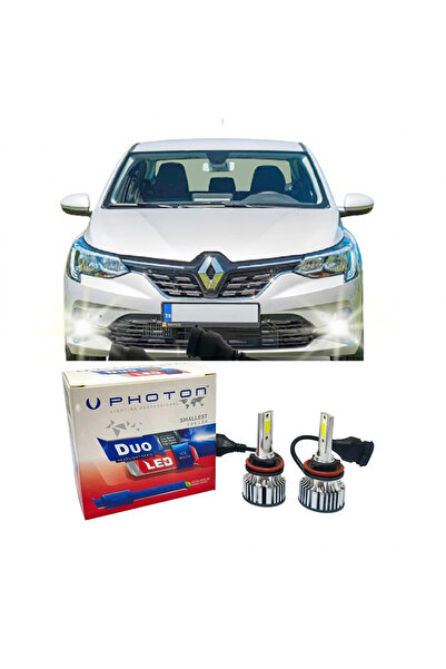 Photon Renault Taliant Led Xenon Sis Far Ampulü H16 Duo Yeni Seri Beyaz